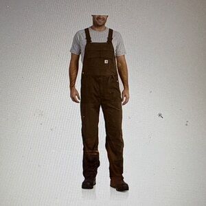 Carhartt Force Extremes Bib Overall Water Repellant 38x32 Brown 101981 205